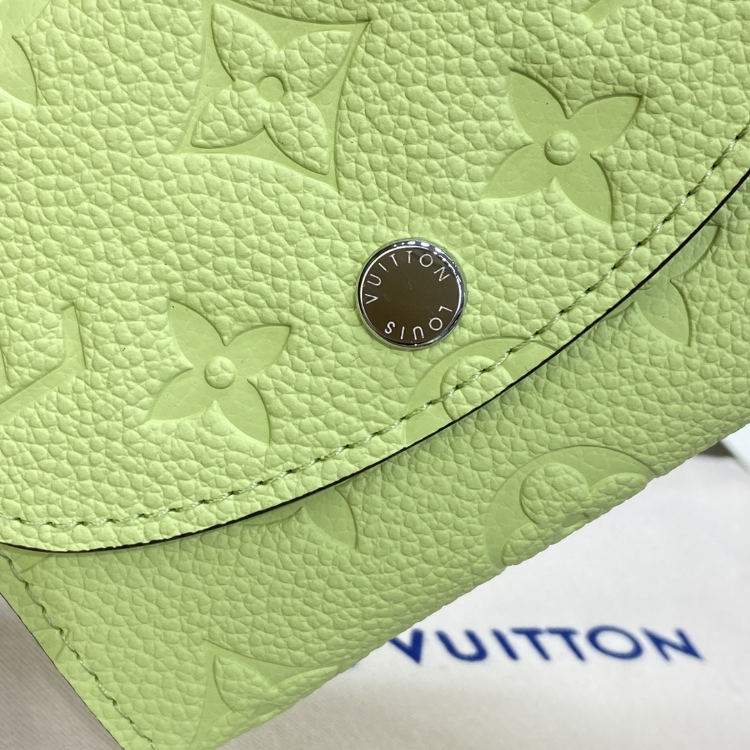 Bagsaaa L0vis Vvtt0n M82392 Rosalie Coin Purse Green - 11 x 8 x 2.5 cm