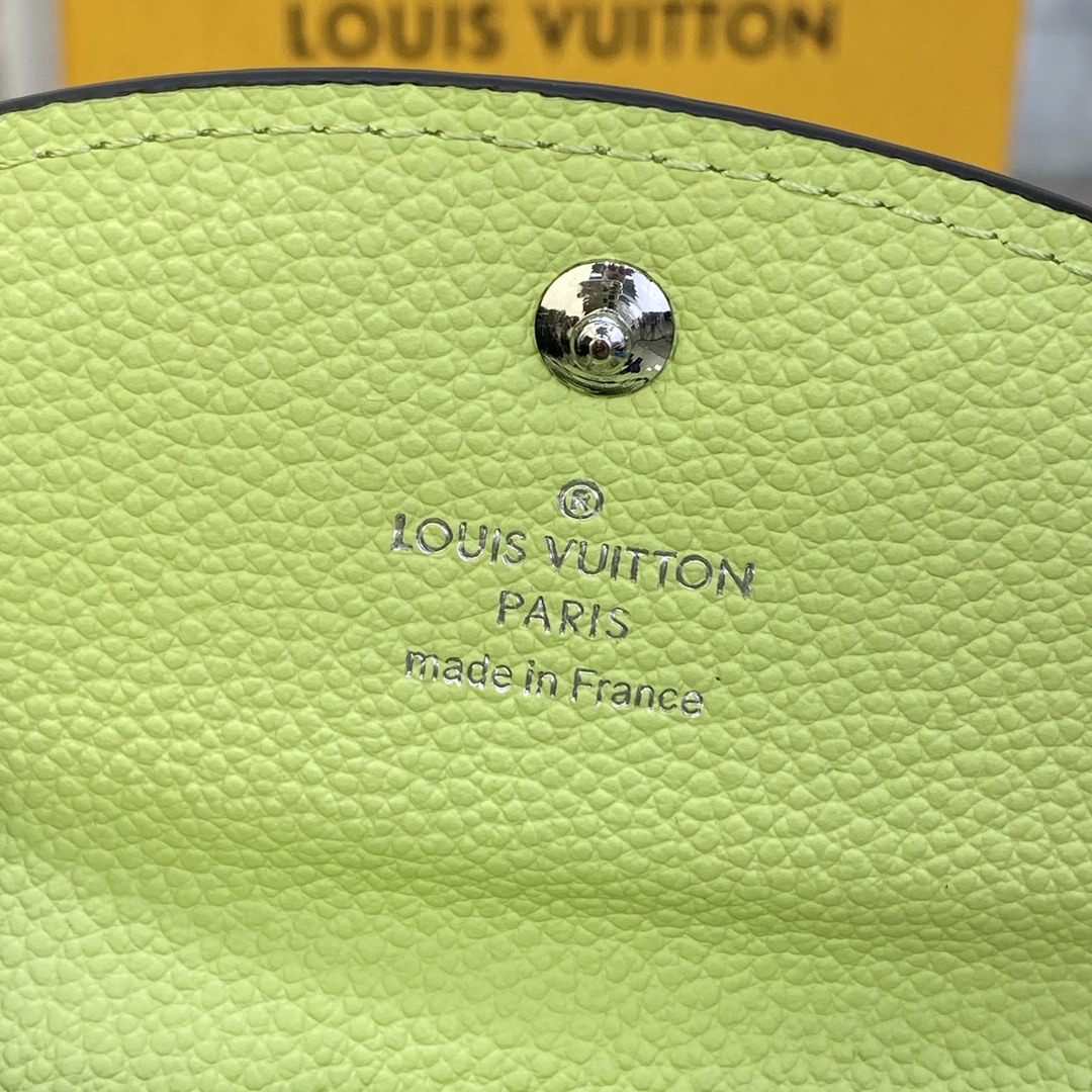 Bagsaaa L0vis Vvtt0n M82392 Rosalie Coin Purse Green - 11 x 8 x 2.5 cm