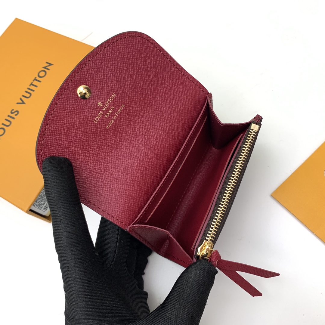 Bagsaaa L0vis Vvtt0n M41939 Rosalie Coin Purse Red Inside - 11 x 8 x 2.5 cm
