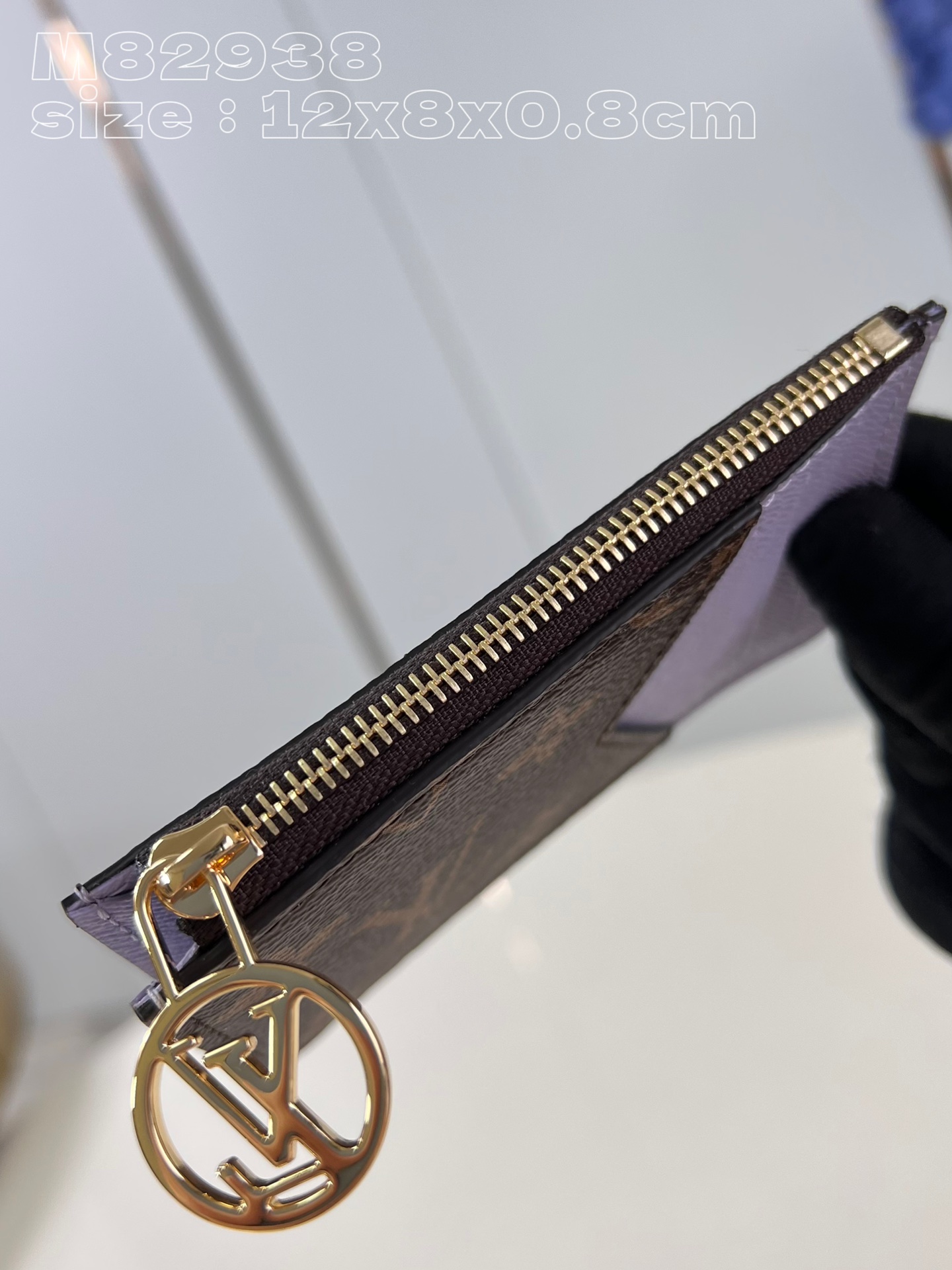 Bagsaaa L0vis Vvtt0n M82938 Romy Card Holder Purple - 12 x 8 x 0.8 cm