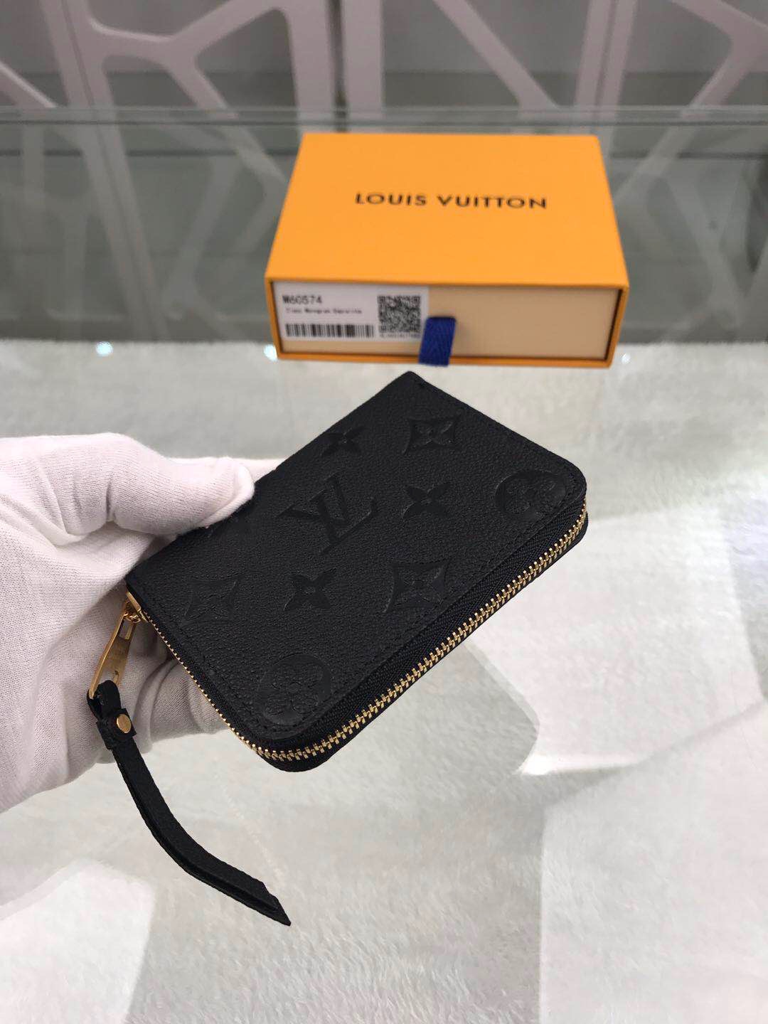 Bagsaaa L0vis Vvtt0n M60574 Zippy Coin Purse Black - 11 x 8.5 x 2 cm