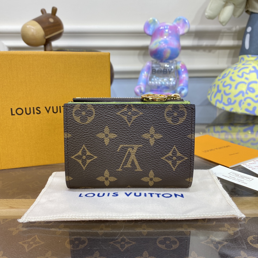 Bagsaaa L0vis Vvtt0n M82382 Lisa Wallet GreenInside - 9 x 11.5 x 1.5 cm