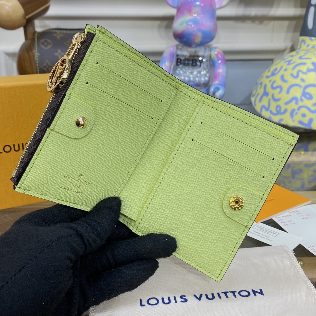 Bagsaaa L0vis Vvtt0n M82382 Lisa Wallet GreenInside - 9 x 11.5 x 1.5 cm