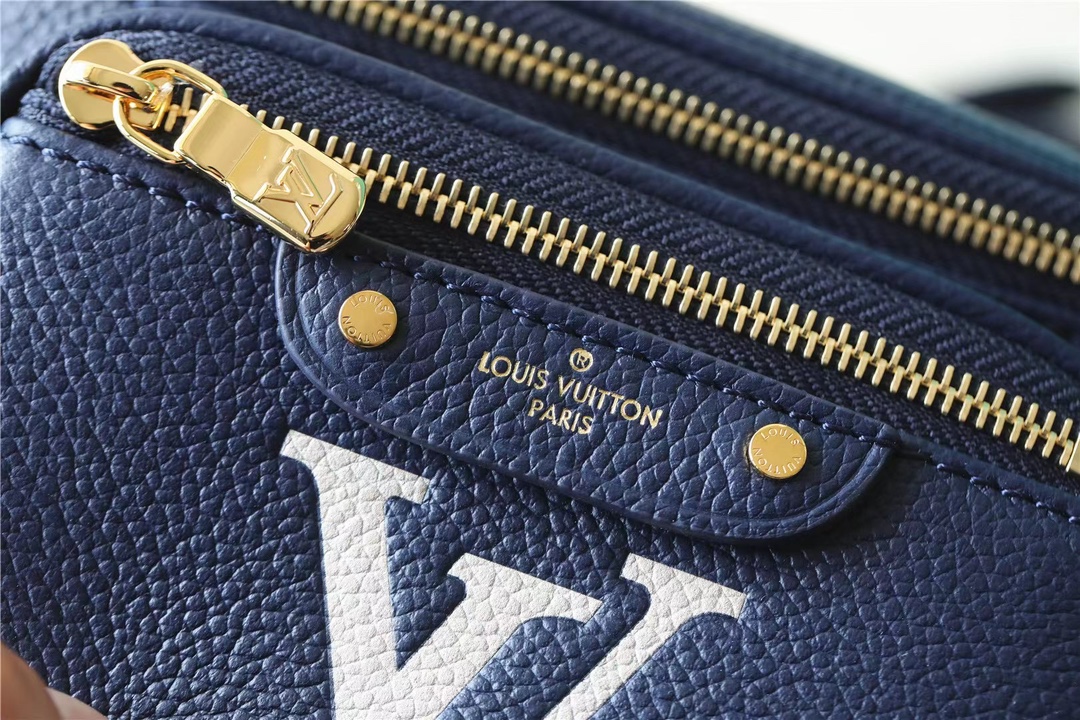 Bagsaaa L0vis Vvtt0n M85636 Mini Bumbag Navy Blue - 17 x 12 x 9.5 cm