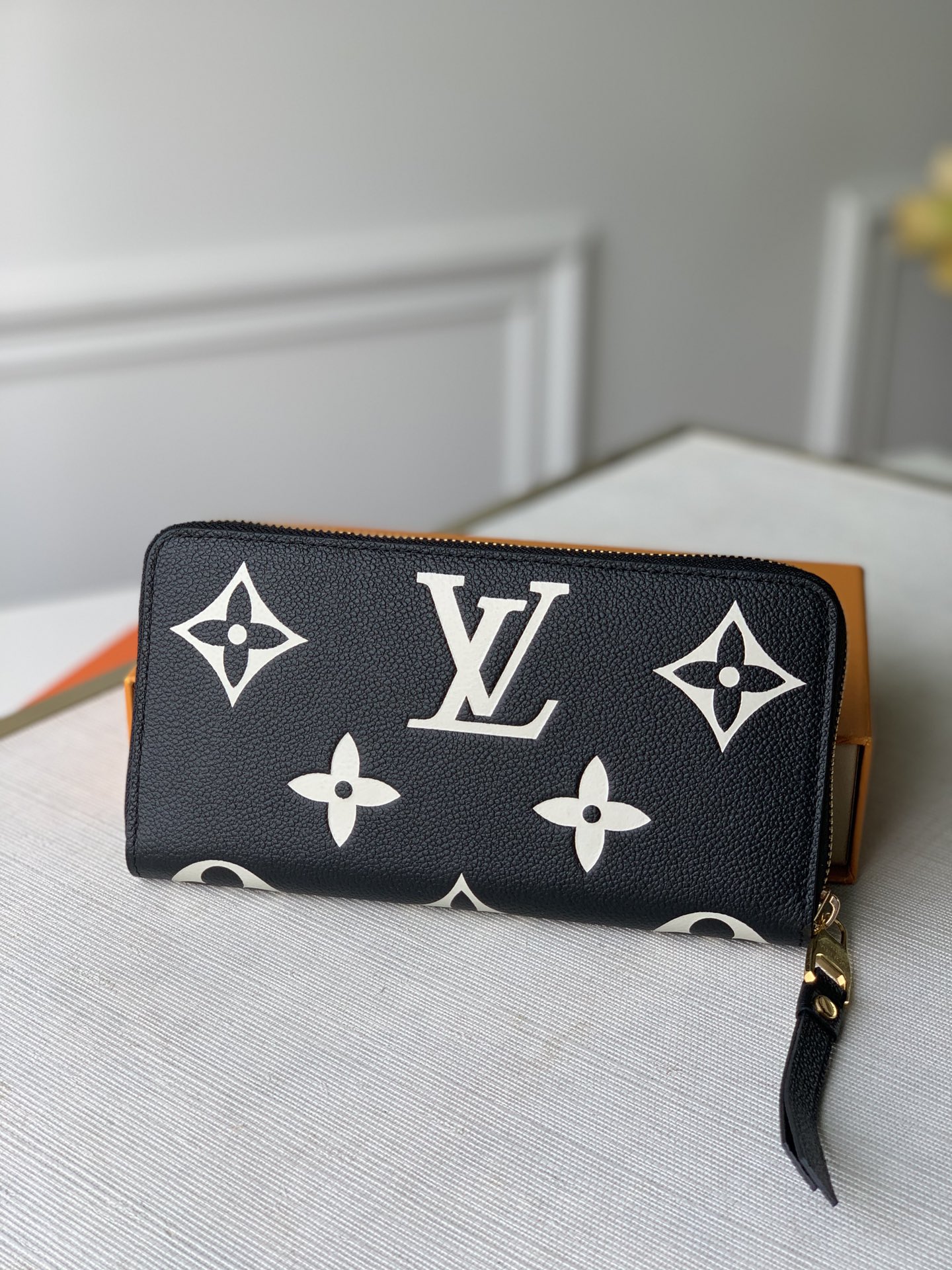 Bagsaaa L0vis Vvtt0n M80481 Zippy Wallet Black/Beige - 19.5 x 10.5 x 2.5 cm