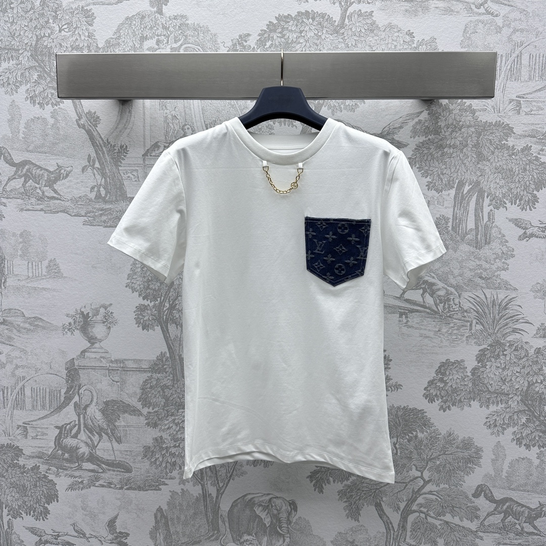 Bagsaaa L0vis Vvtt0n Monogram Pocket T-Shirt