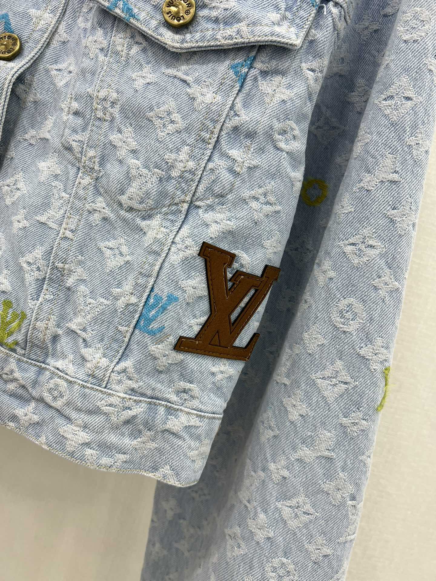 Bagsaaa LV Monogram Denim Jacket