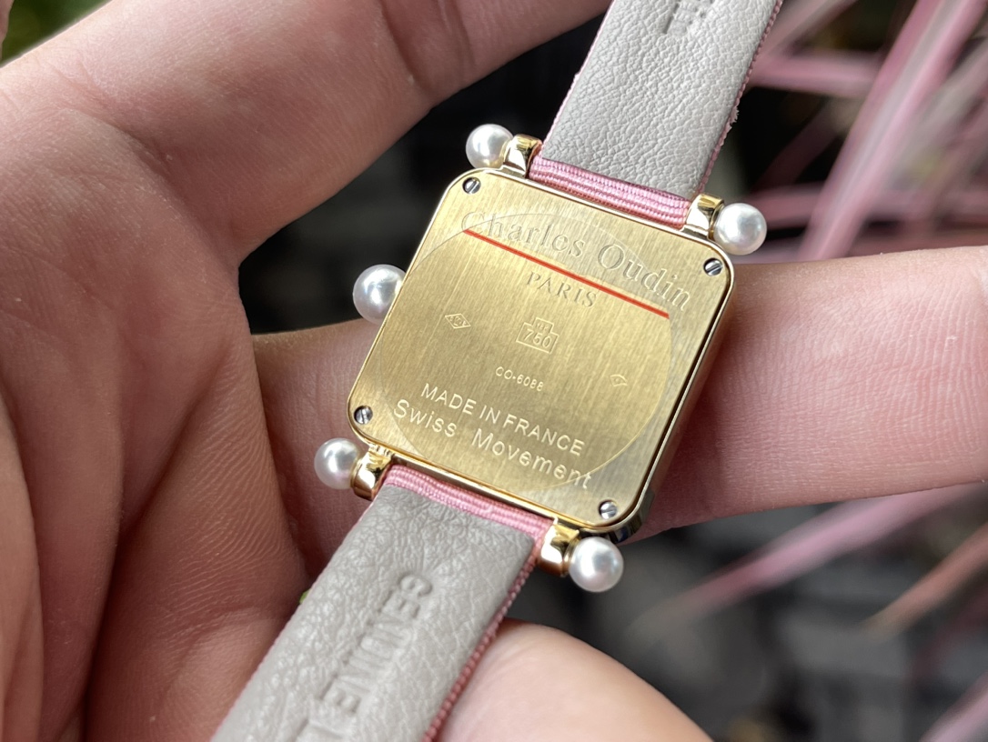 Bagsaaa Charles Oudin Pink Watch