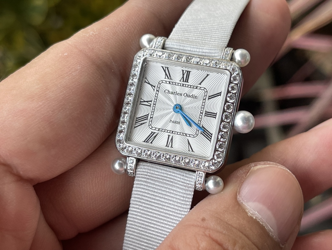Bagsaaa Charles Oudin White Watch
