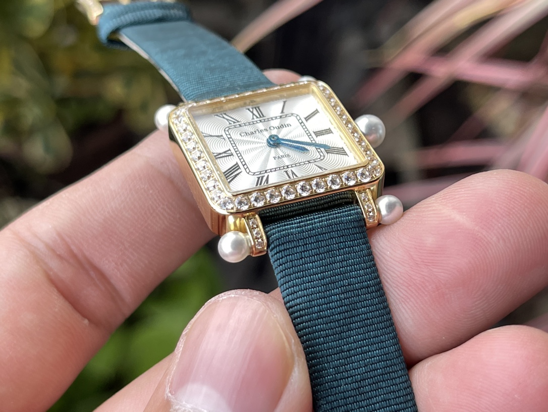 Bagsaaa Charles Oudin Dark Green Watch