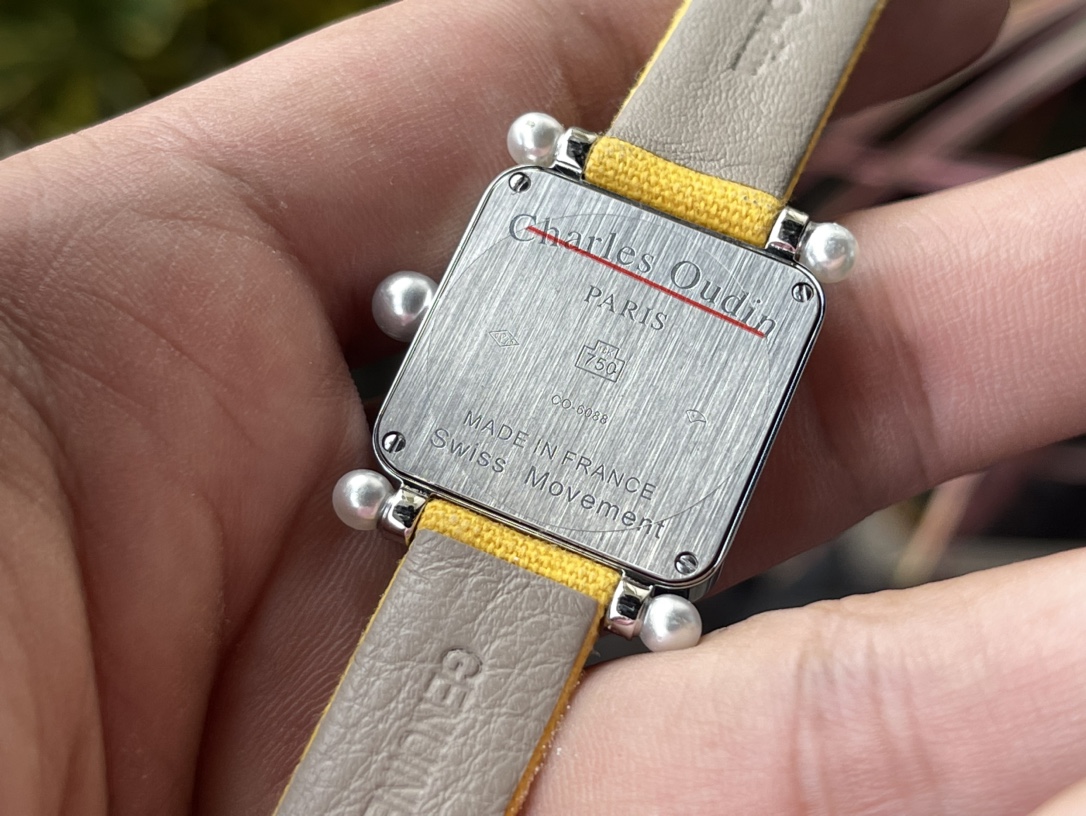 Bagsaaa Charles Oudin Yellow Watch