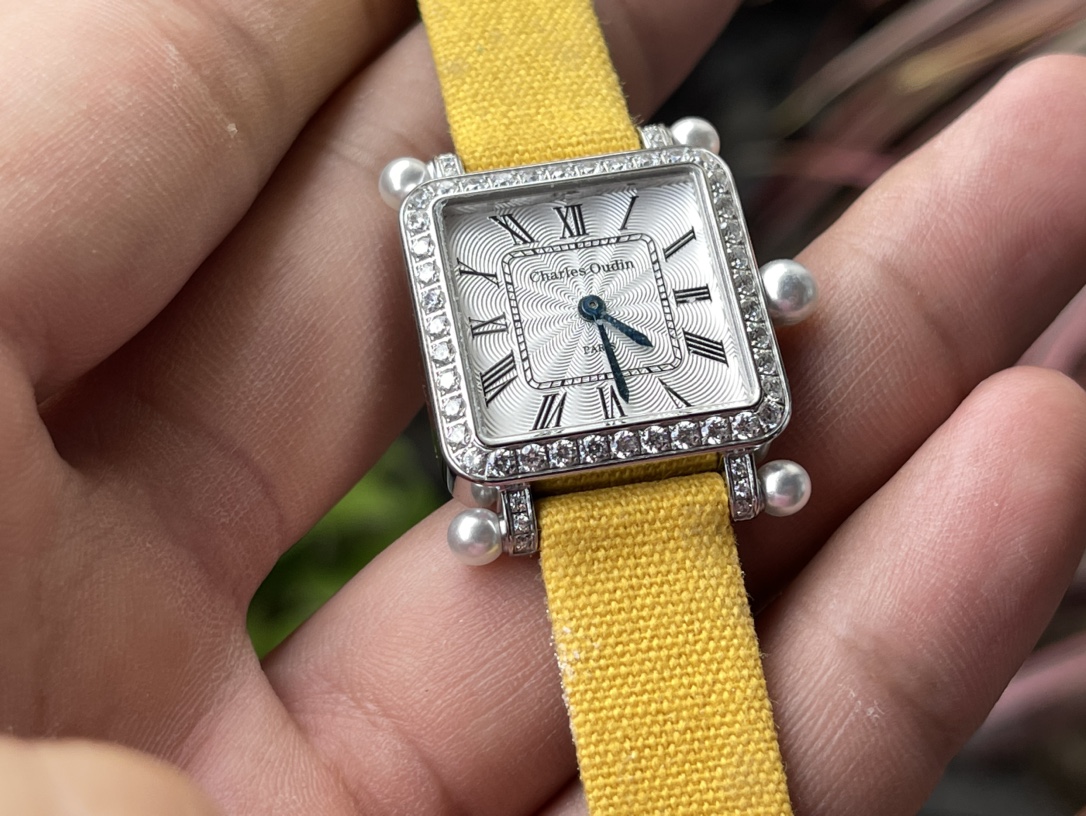 Bagsaaa Charles Oudin Yellow Watch