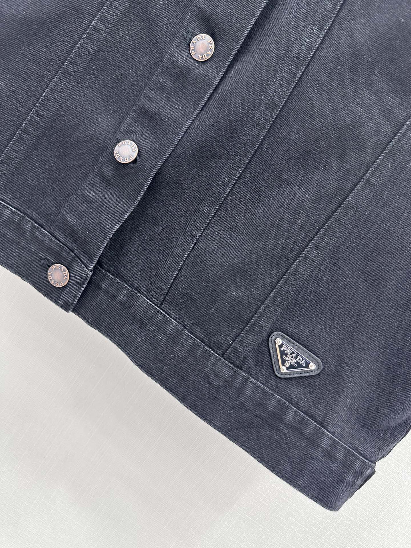 Bagsaaa Pra*a Denim mini-dress