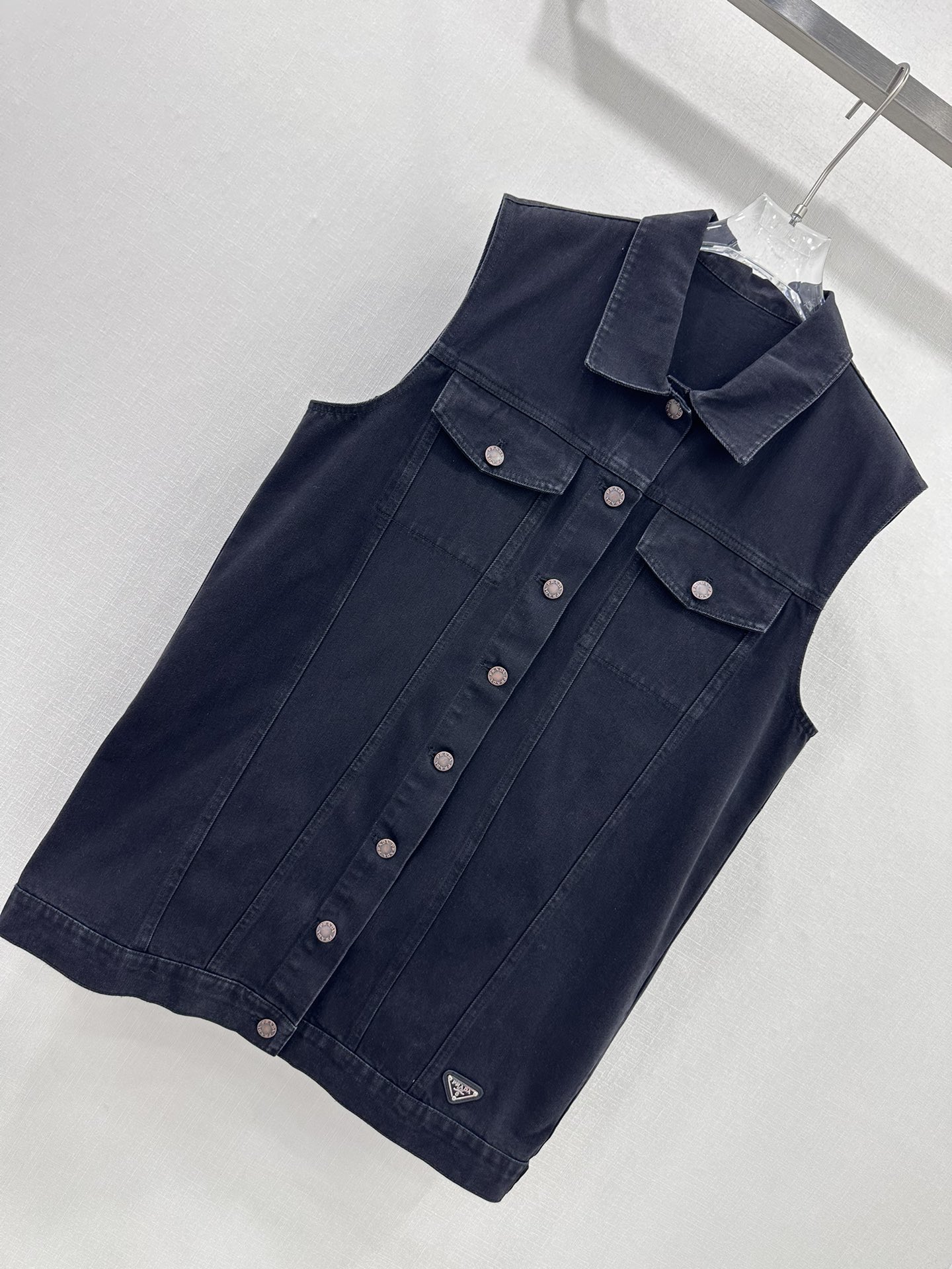 Bagsaaa Pra*a Denim mini-dress