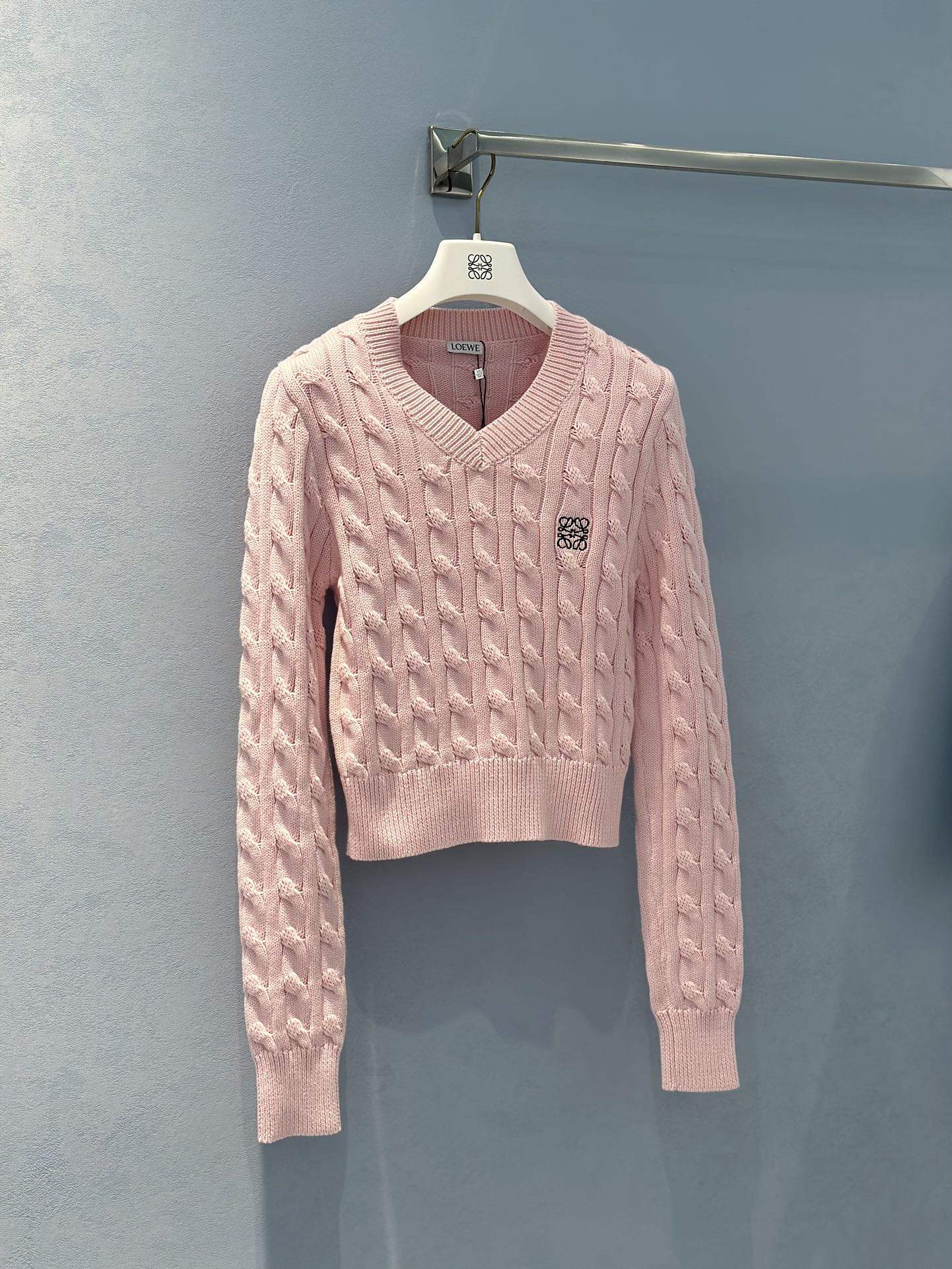Bagsaaa L0ew* Sweater in cotton pink