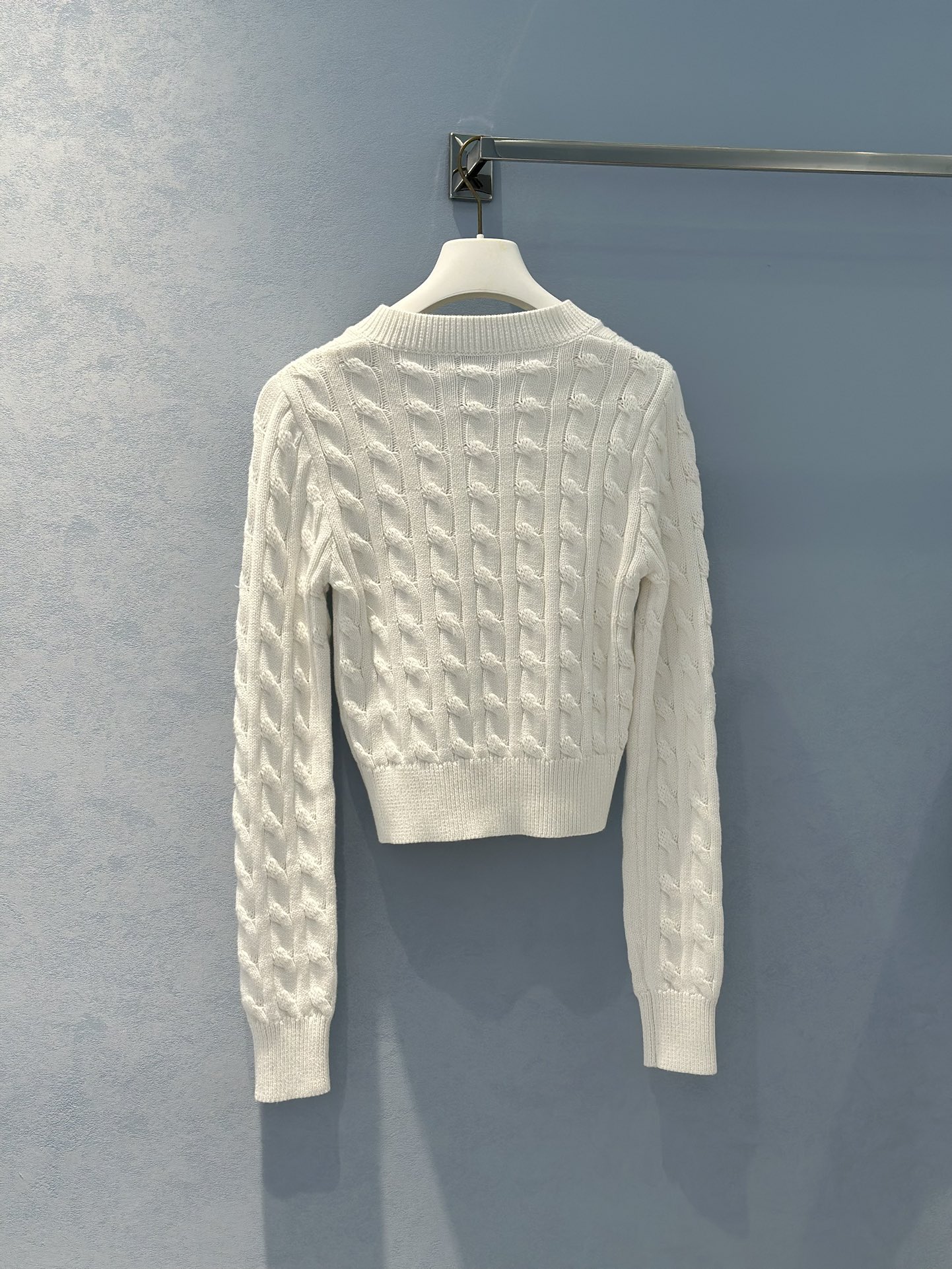 Bagsaaa L0ew* Sweater in cotton white