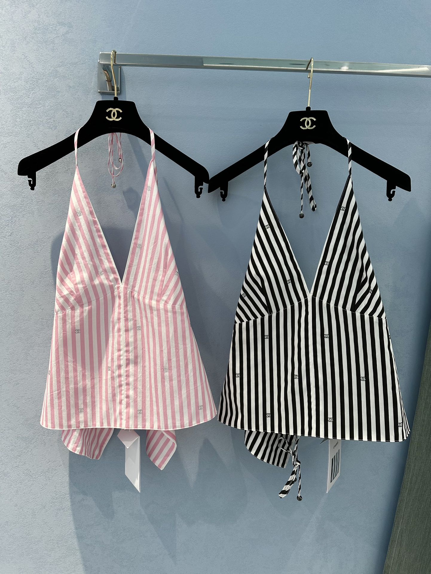 Bagsaaa Ch**el Stretch Printed Cotton Poplin