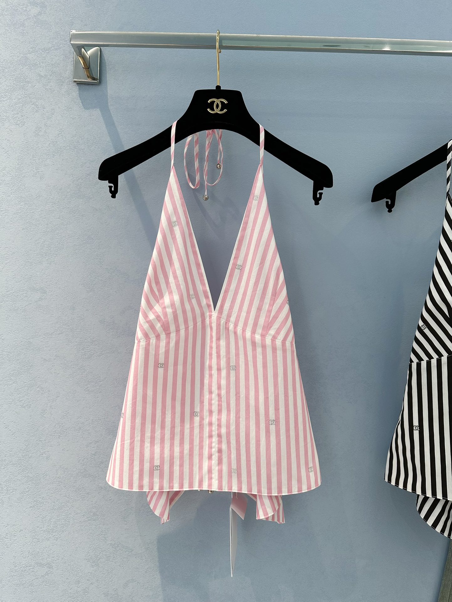 Bagsaaa Ch**el Stretch Printed Cotton Poplin