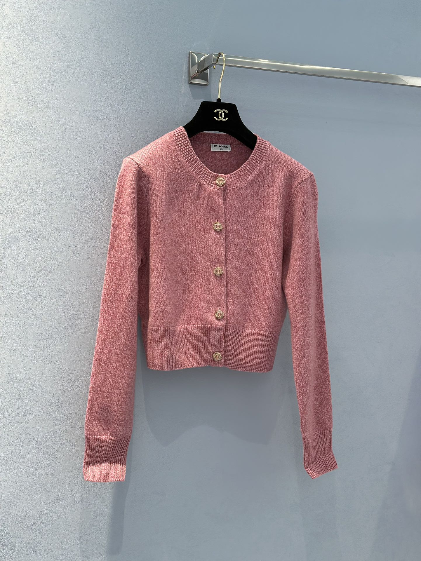 Bagsaaa Ch**el Pink Cardigan