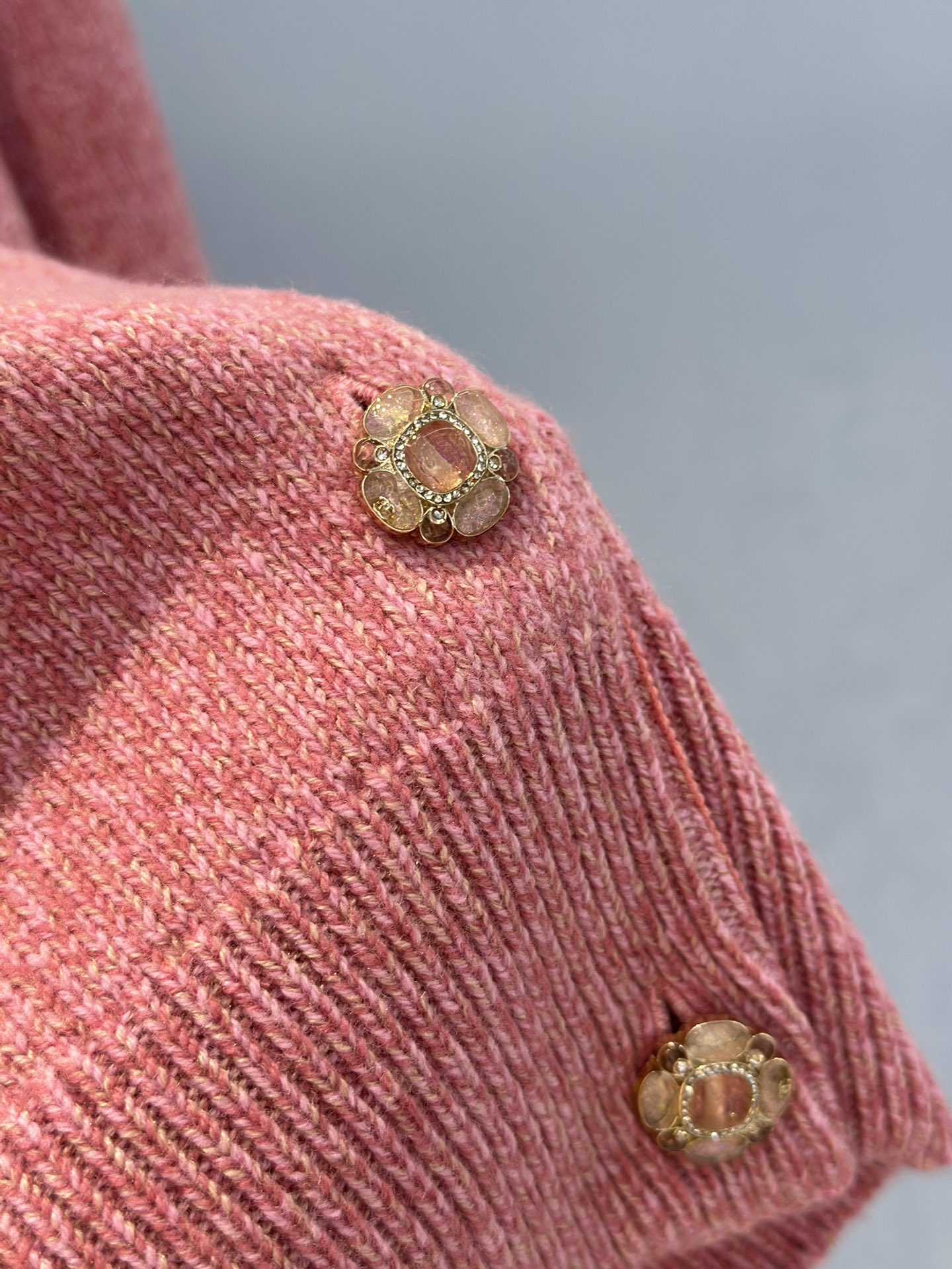 Bagsaaa Ch**el Pink Cardigan