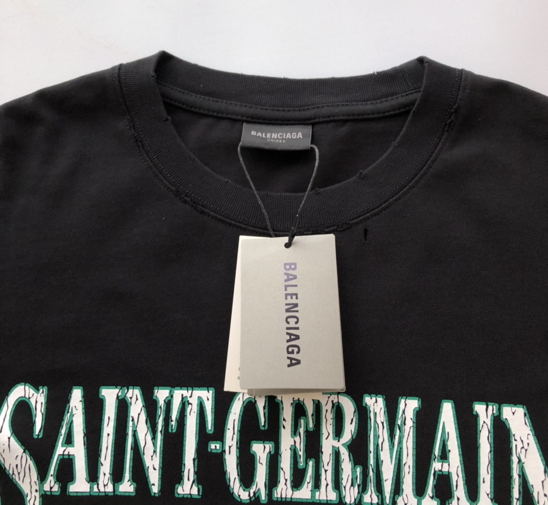 Bagsaaa Ba1en*iaga Saint Germain T-shirt Black