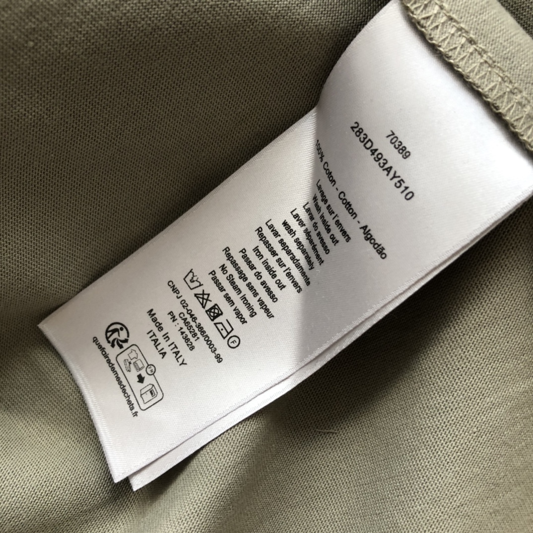 Bagsaaa D10r And Stone Island T-Shirt Oversized Fit Gray Cotton Jersey