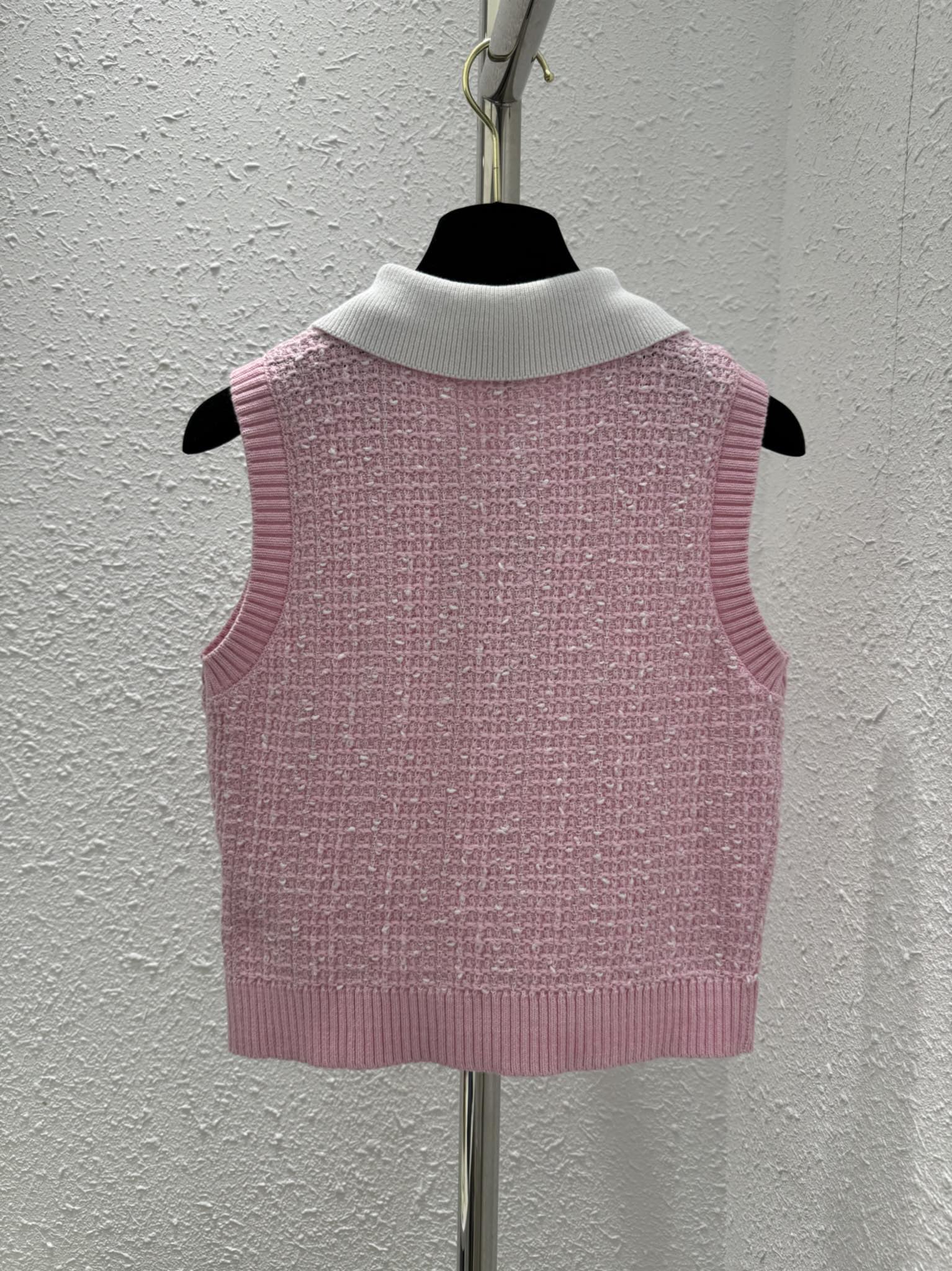 Bagsaaa Ch**el Pink Tweed Top