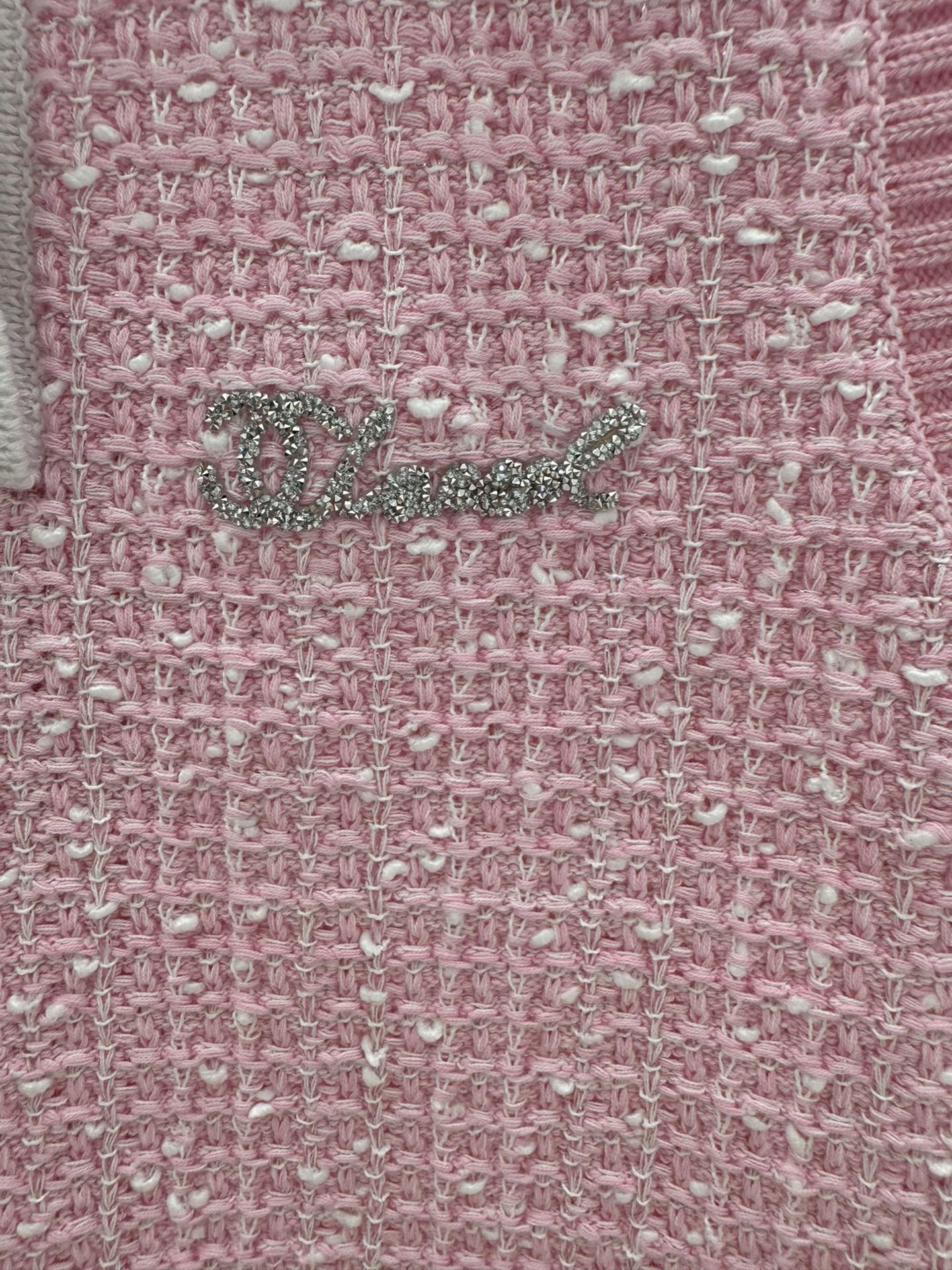 Bagsaaa Ch**el Pink Tweed Top