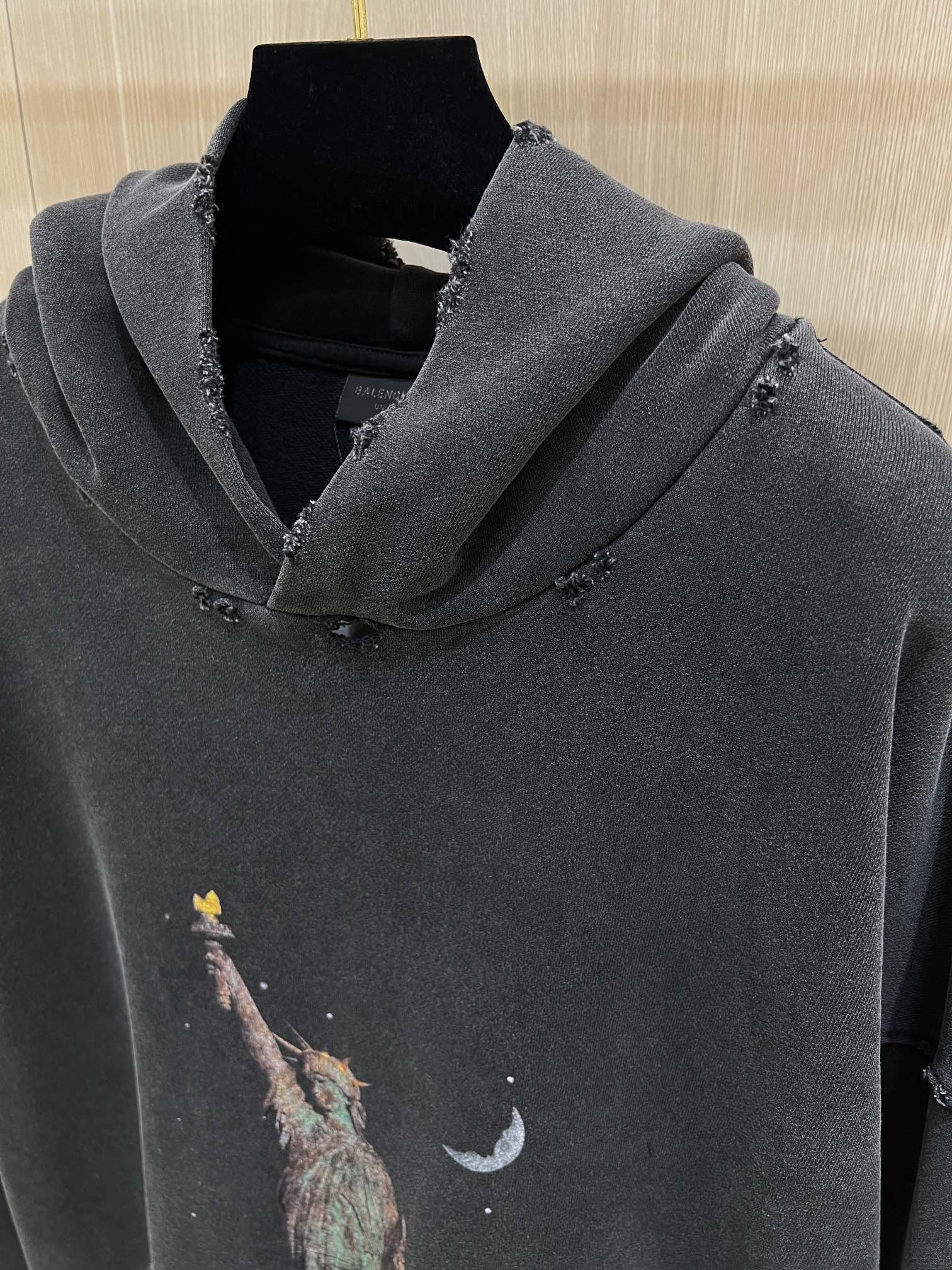 Bagsaaa Ba1en*iaga Paris Liberty hoodie