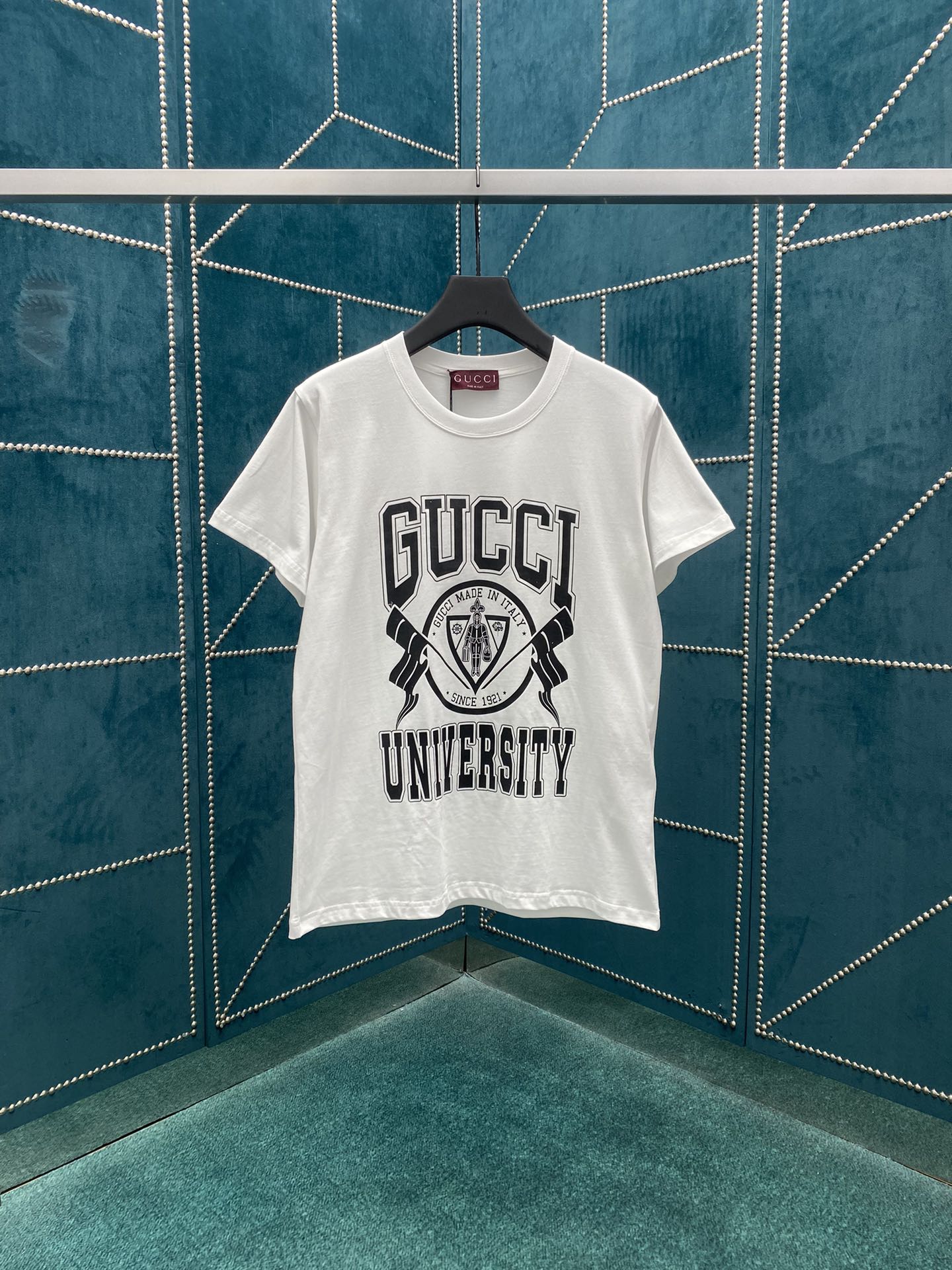 Bagsaaa Gvc*1 Cotton Jersey Printed T-Shirt White