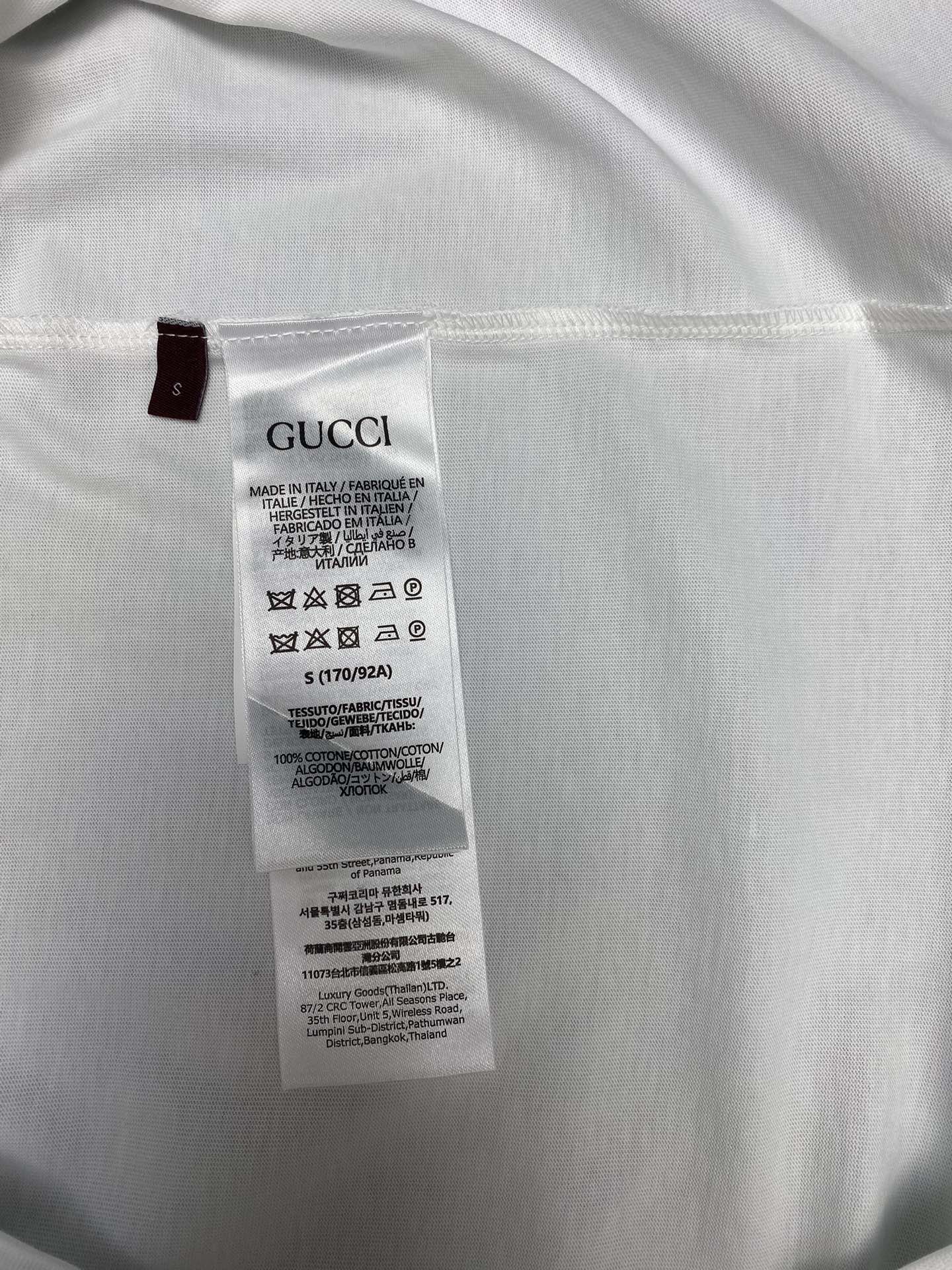 Bagsaaa Gvc*1 Cotton Jersey Printed T-Shirt White