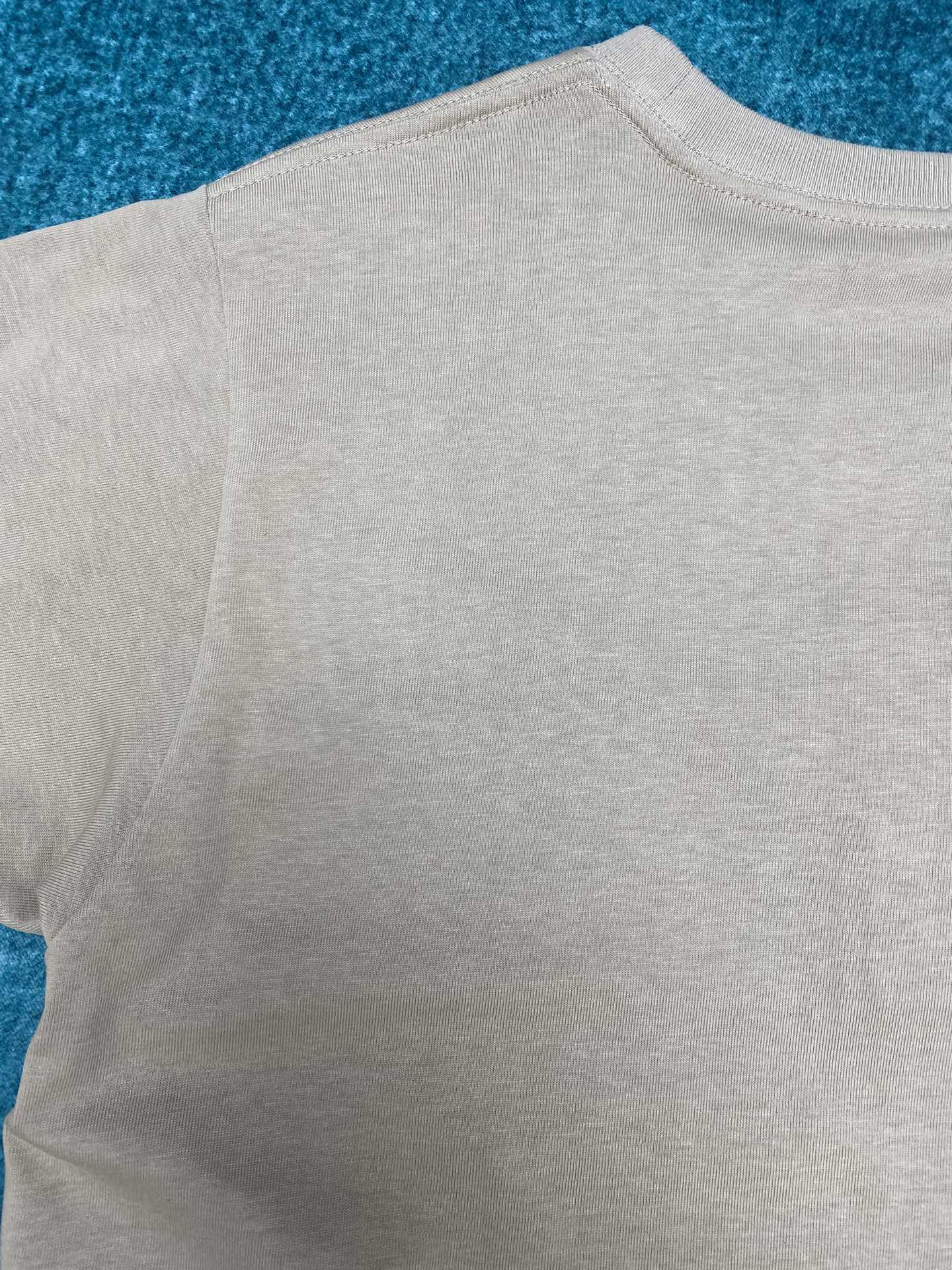 Bagsaaa Gvc*1 Cotton Jersey Printed T-Shirt Beige