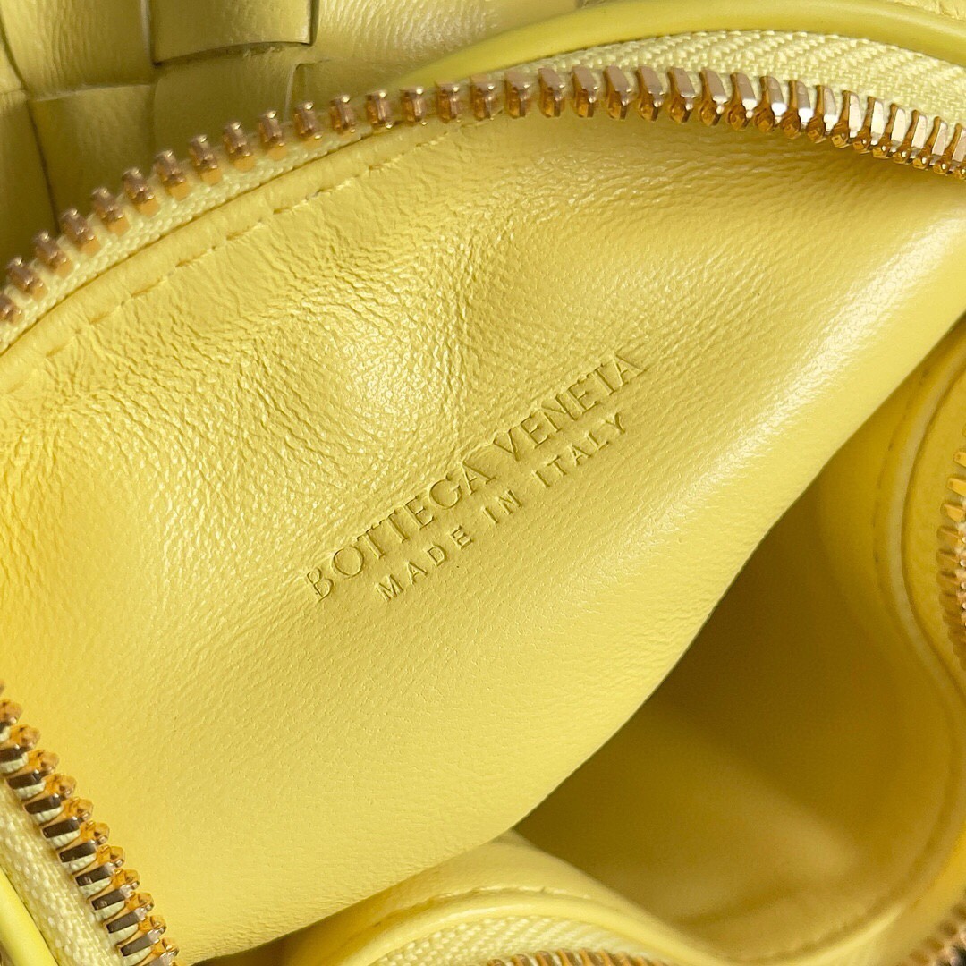 Bagsaaa B0tt*ga Ven*ta Candy Wallace Yellow - 17*13.5*5cm