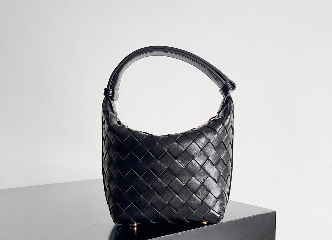Bagsaaa B0tt*ga Ven*ta Candy Wallace Black - 17*13.5*5cm