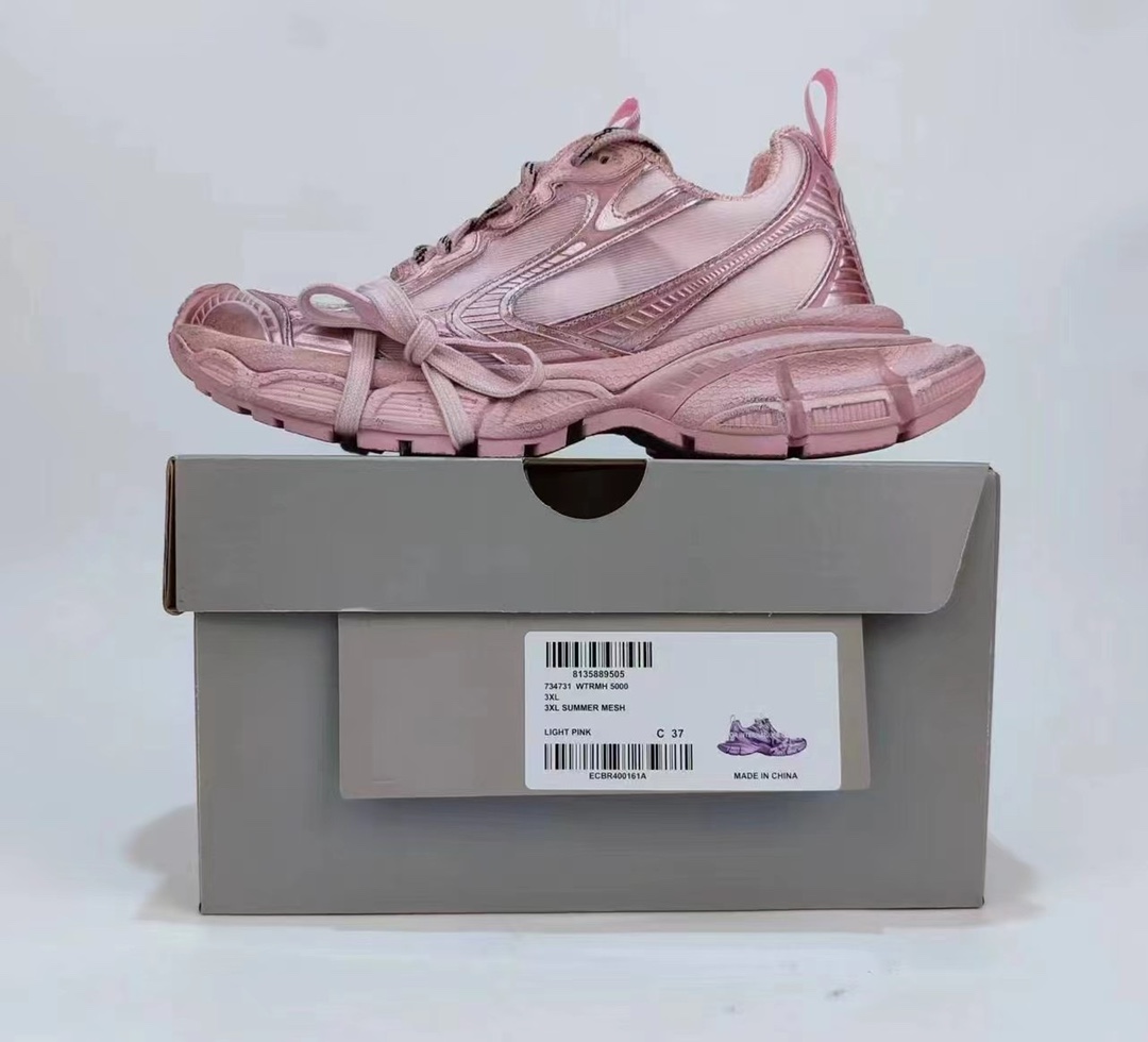 Bagsaaa Ba1en*iaga Pink Sneaker