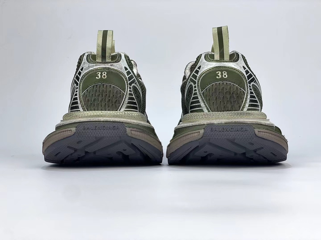 Bagsaaa Ba1en*iaga Green Sneaker