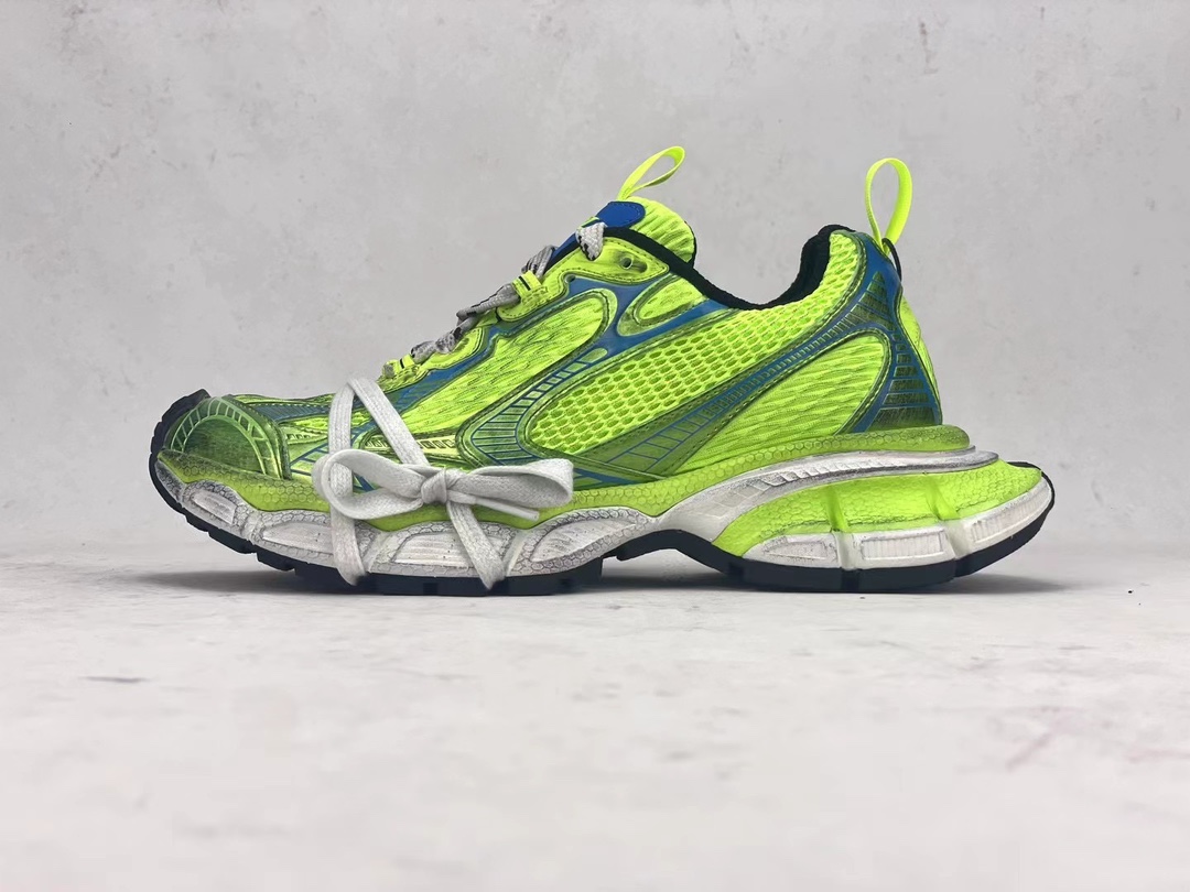 Bagsaaa Ba1en*iaga Neon Green Sneaker