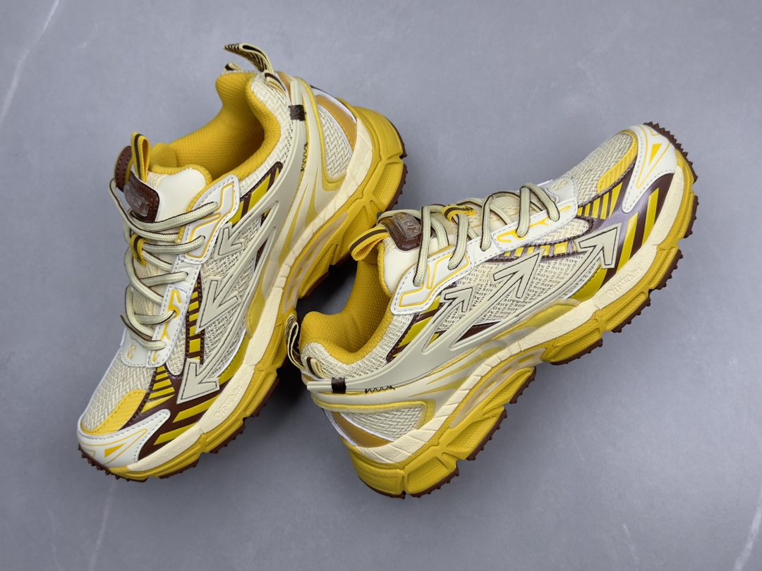 Bagsaaa Off White Yellow Sneaker