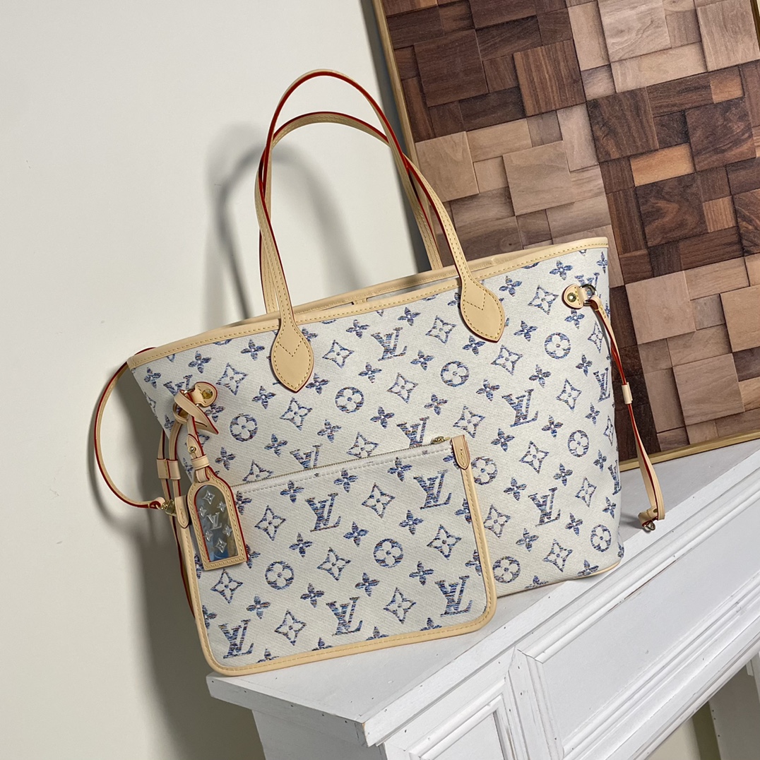 Bagsaaa L0vis Vvtt0n M24905 Neverfull MM Multicolor Beige - 31 x 28 x 14 cm