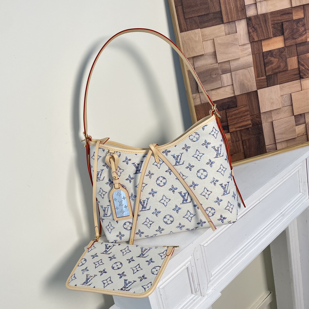 Bagsaaa L0vis Vvtt0n M24707 CarryAll PM Multicolor Beige - 29×24×12cm