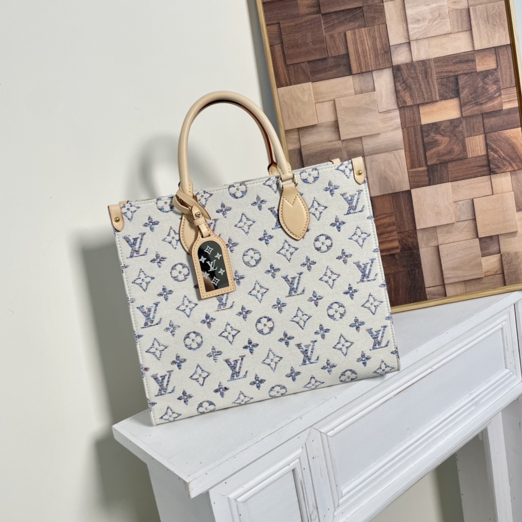 Bagsaaa L0vis Vvtt0n M24708 OnTheGo MM Multicolor Beige - 35 x 27 x 14 cm