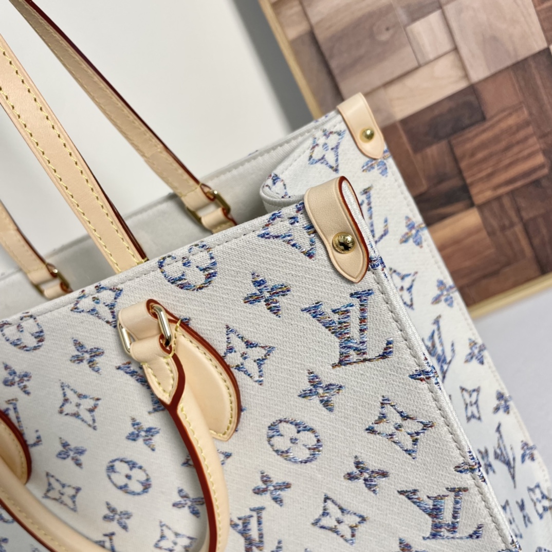 Bagsaaa L0vis Vvtt0n M24708 OnTheGo MM Multicolor Beige - 35 x 27 x 14 cm