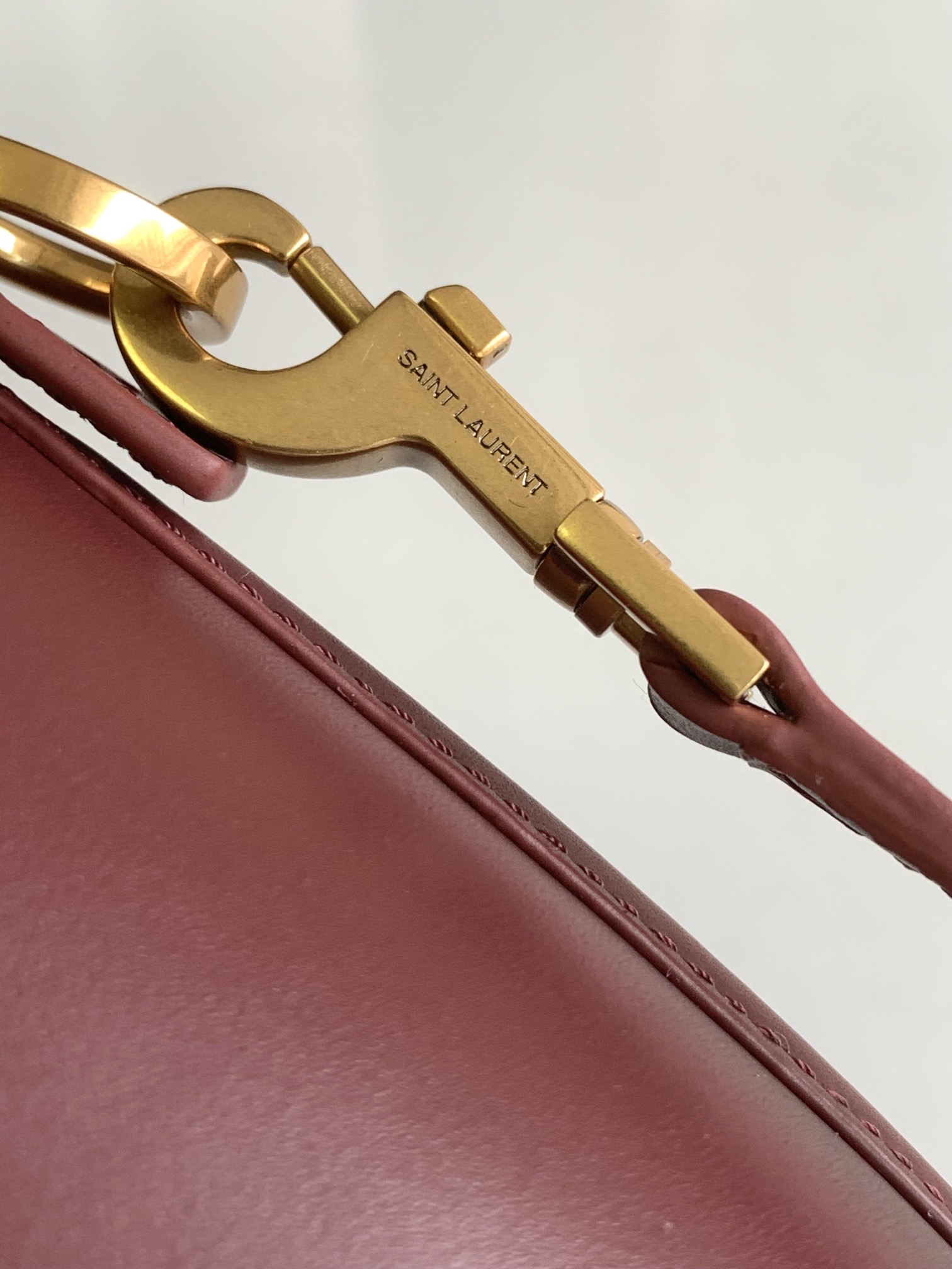 Bagsaaa Y51 Le 37 Mini In Shiny Leather 765870 Red - 15 X 13 X 6 CM