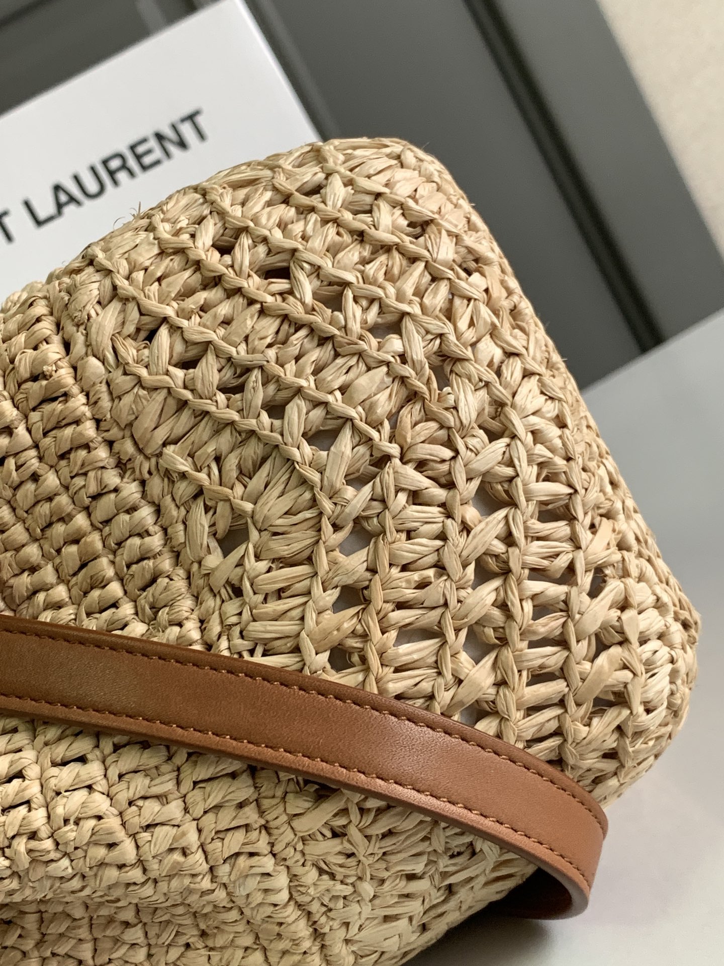 Bagsaaa Y51 Mini Joe In Raffia 774297 - 19 X 13 X 13 CM
