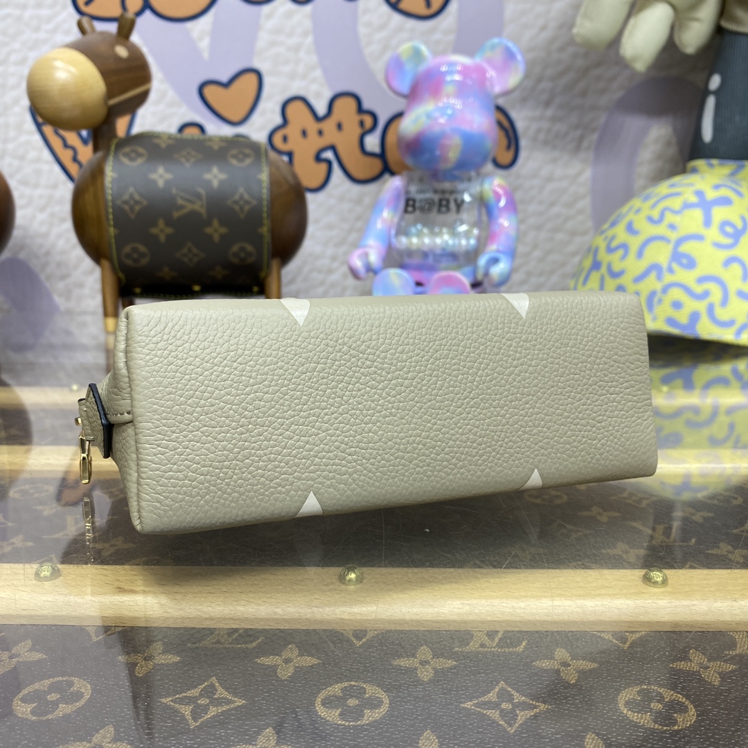 Bagsaaa LV M45951 Pochette Cosmetique PM Gray - 19 x 12 x 6 cm