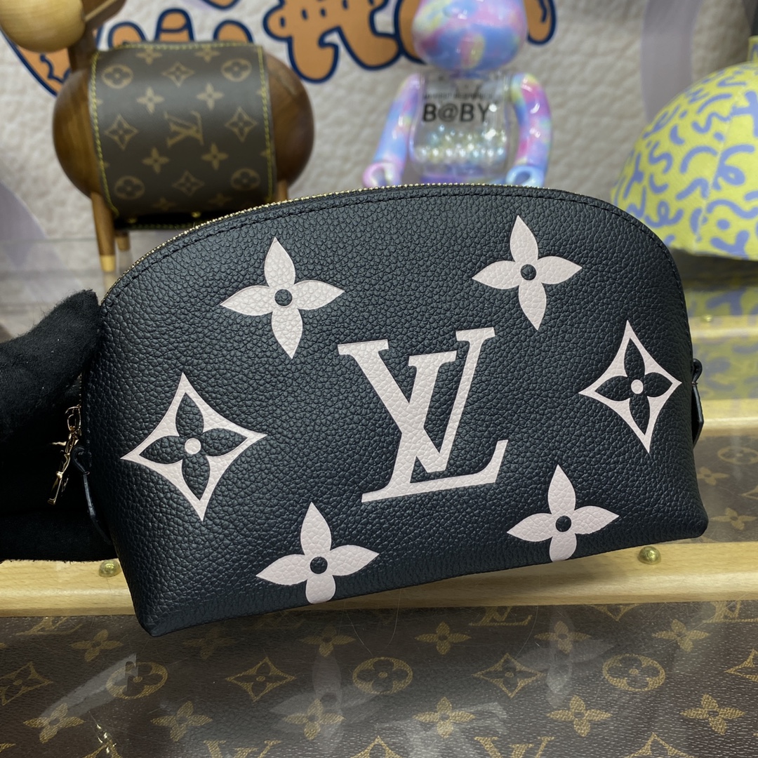 Bagsaaa LV M59086 Pochette Cosmetique PM Black - 19 x 12 x 6 cm