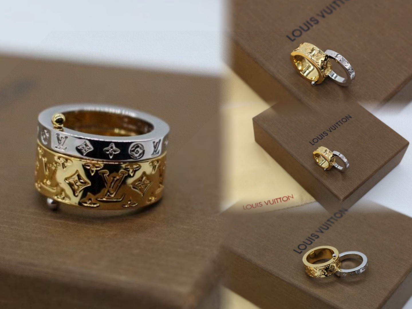 Bagsaaa LV Ring Set