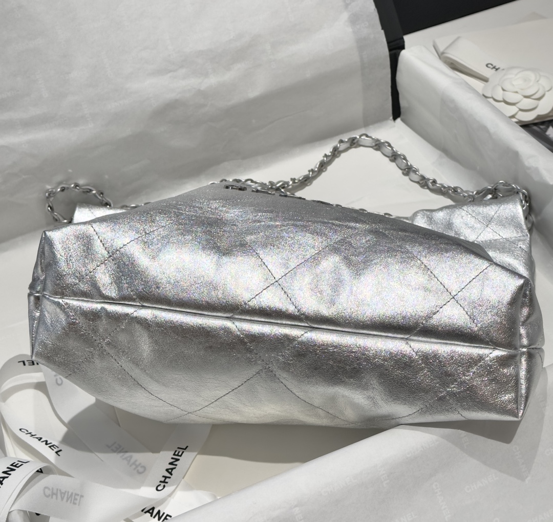 Bagsaaa Ch**el 22 Handbag Silver