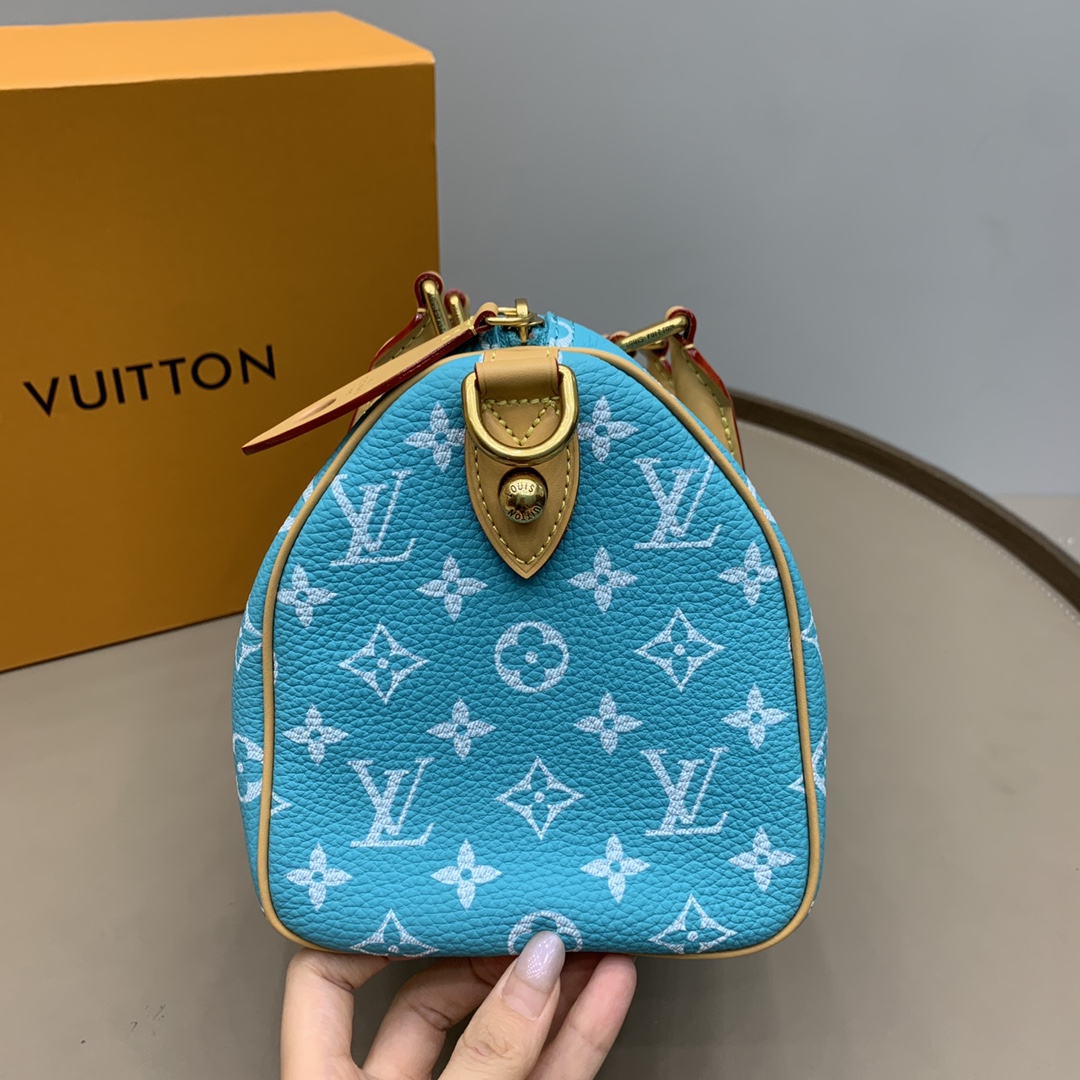 Bagsaaa L0vis Vvtt0n M11561 Speedy P9 Bandoulière 25 Bag Blue - 25 x 15 x 15 cm