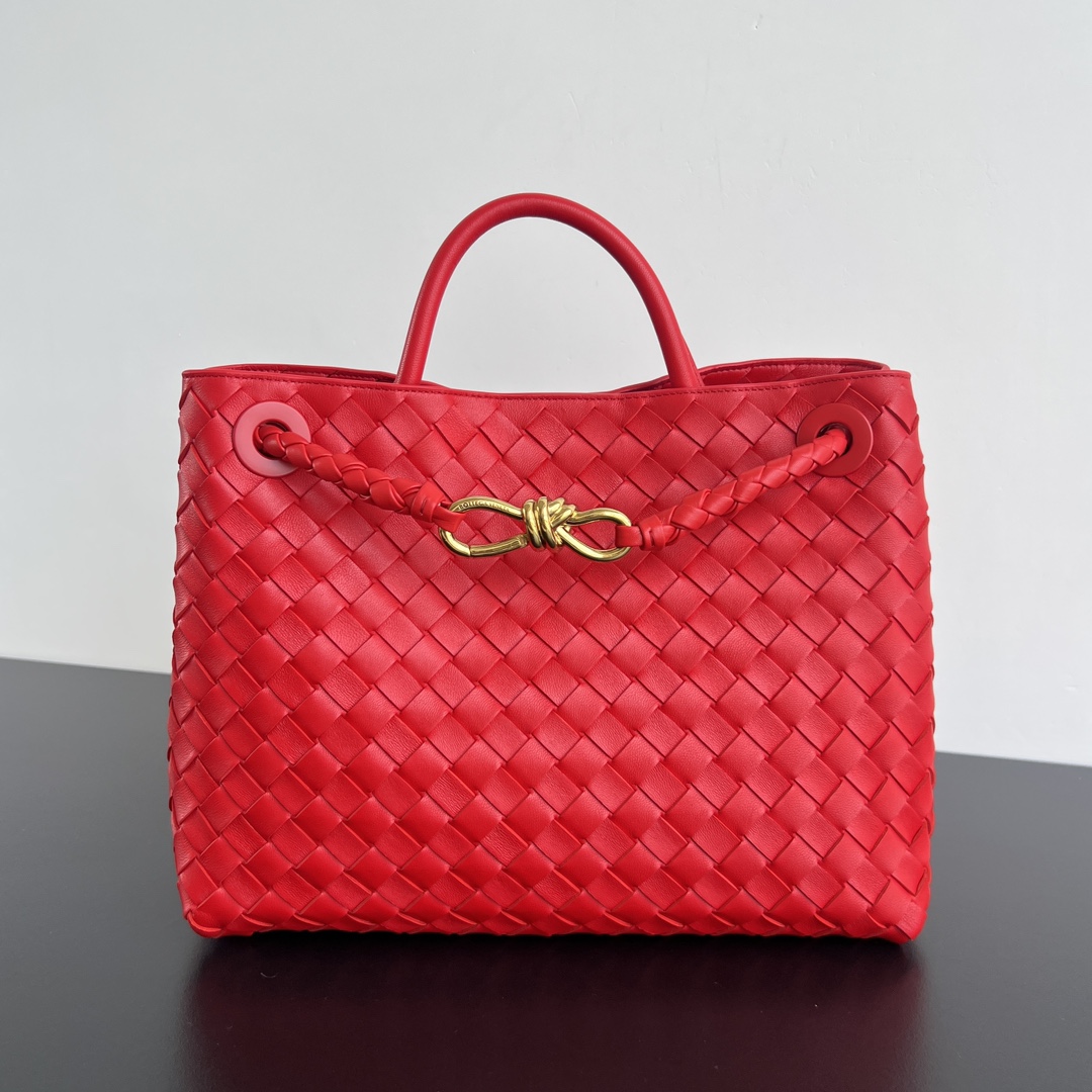 Bagsaaa B0tt*ga Ven*ta Red Andiamo - 32.5x24x12 cm